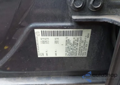 2010 Nissan Maxima S z USA, uszkodzony, nr VIN 1N4AA5AP1AC833547